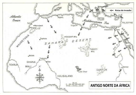 Figura - Mapa - Antigo Norte da Africa - chancellor williams